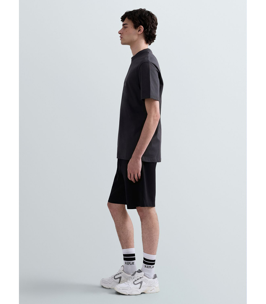 ヘビーコットンジャージーゴシックロゴTシャツ 詳細画像 ダークグレー 4